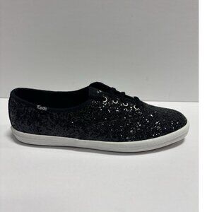 Keds Women’s Champion Glitter Sneakers Black, Size 8.5 M